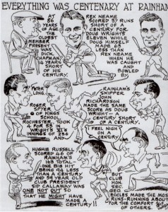 Rainham Centenary Match 1957, as reported in local press
