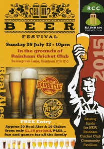 Rainham CC Beer Festival 2015